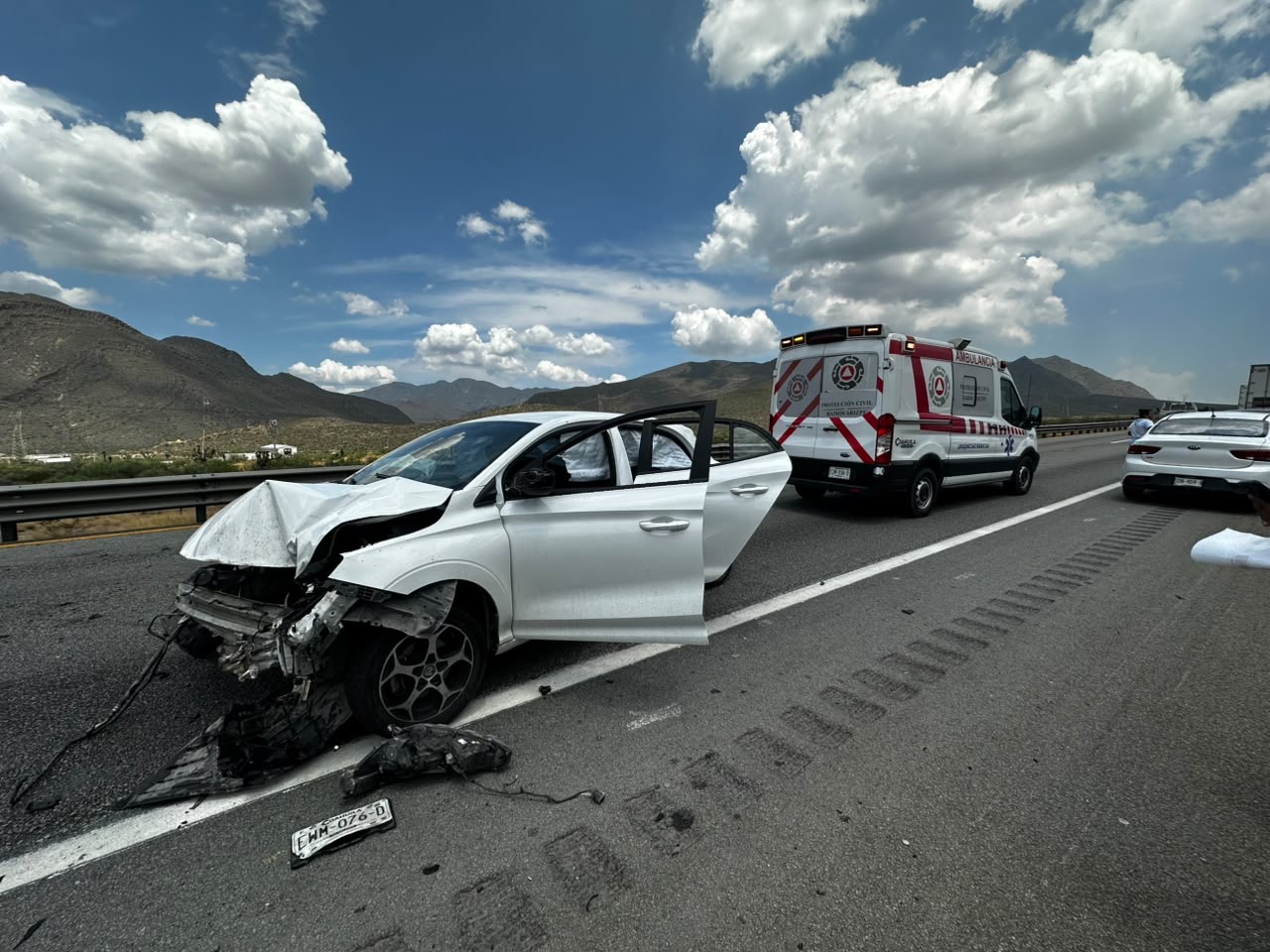 Conductor resulta gravemente lesionado tras accidente en la carretera